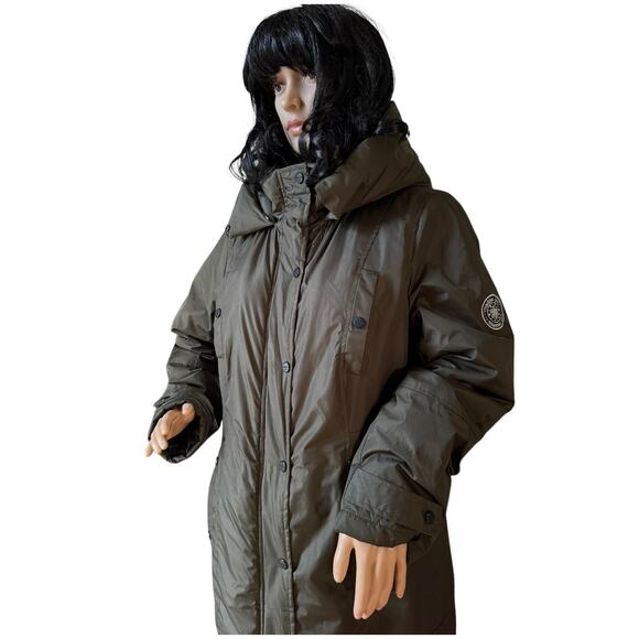 Madden Girl Juniors' Hooded Faux-Fur-Trim Parka- Size medium - Picture 7 of 15